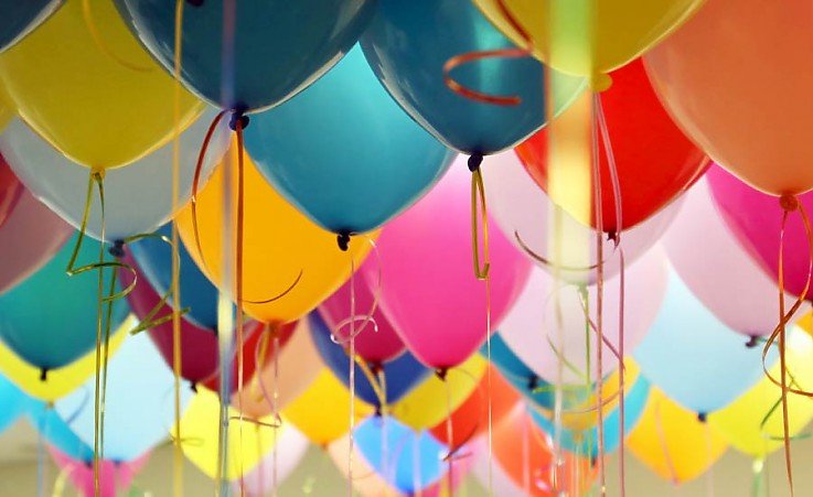 Bunte Luftballons