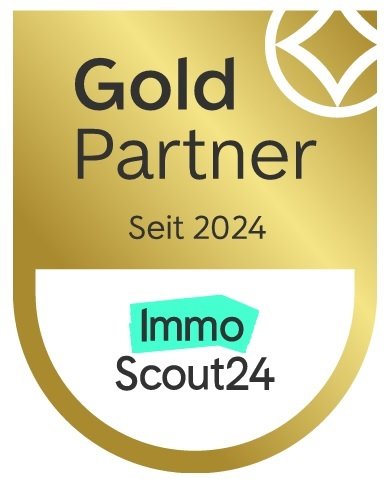 Foto Wir sind stolz darauf, die Gold Mitgliedschaft erhalten zu haben und werden mit Immobilienscout richtig durchstarten.
