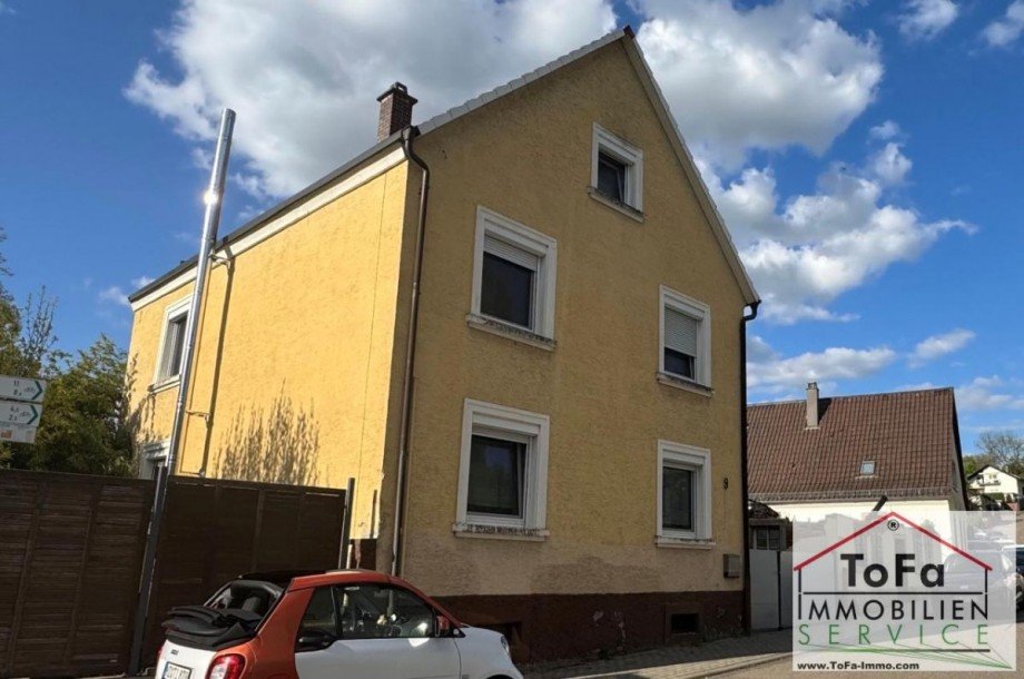 Au�enansicht von links Mehrfamilienhaus Angelbachtal