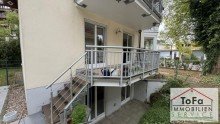 Balkon oben Terrasse unten ToFa: sensationelle, helle Maisonettewohnung mit Gartenanteil, 2 Terrassen und Balkon