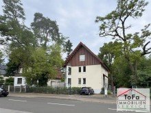 Hausansicht ToFa: sensationelle, helle Maisonettewohnung mit Gartenanteil, 2 Terrassen und Balkon