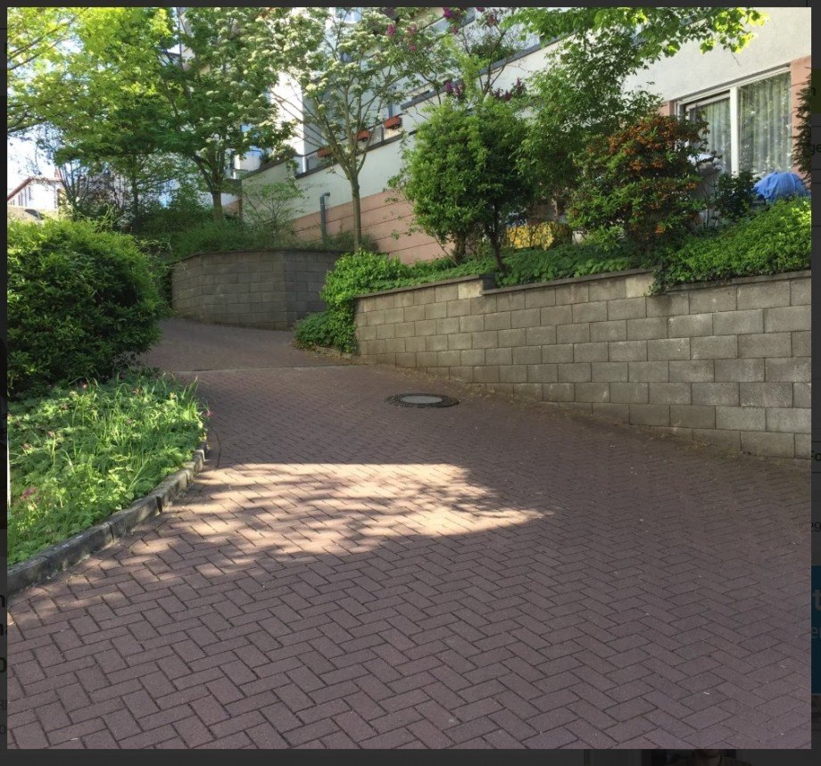 Zugang Liegenschaft Terrassenwohnung Mainz