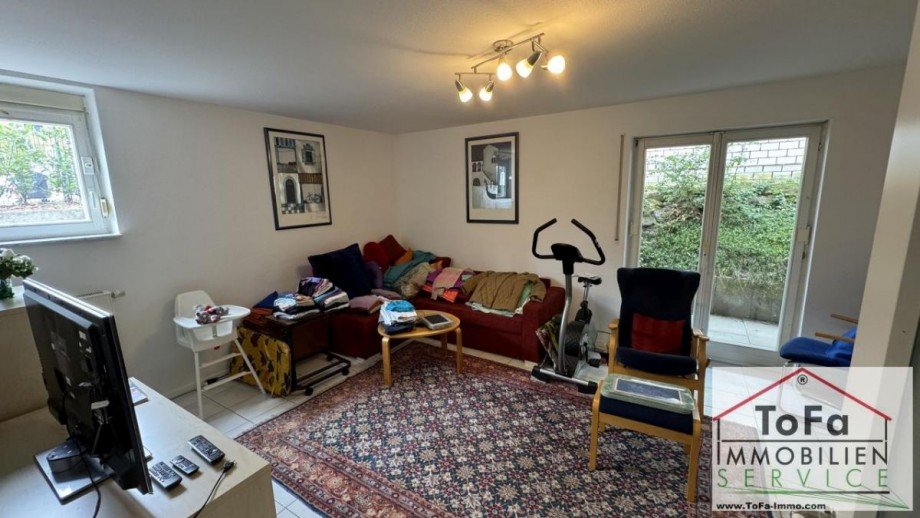 Zimmer UG vor Terrasse Maisonettewohnung Mainz