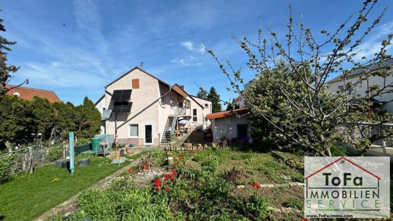 Ansicht1 Saulheim Mehrfamilienhaus ToFa: perfektes Zweifamilienhaus mit Garagenhalle, hier ist fast alles m�glich