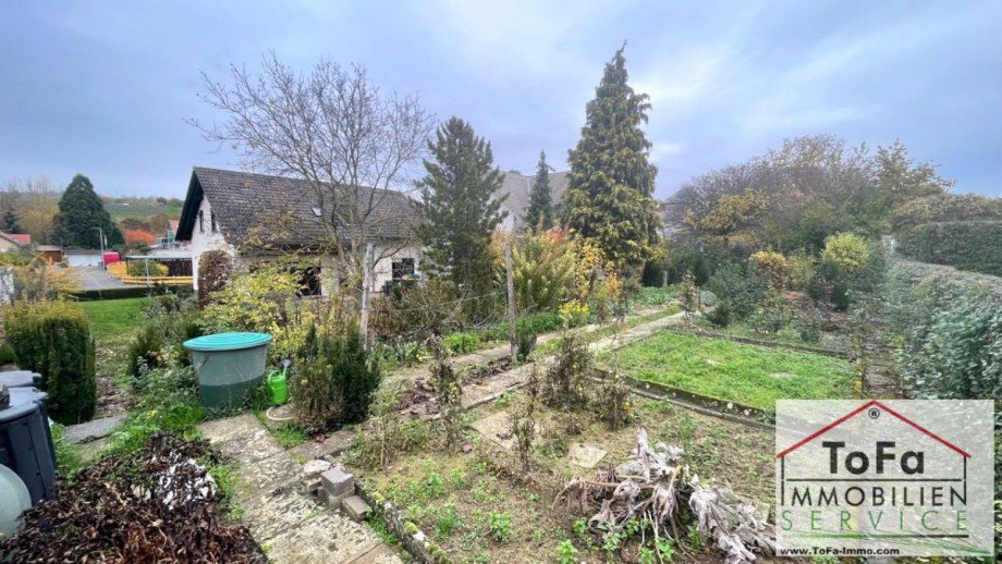Ansicht vom Garten aus Einfamilienhaus Stadecken-Elsheim