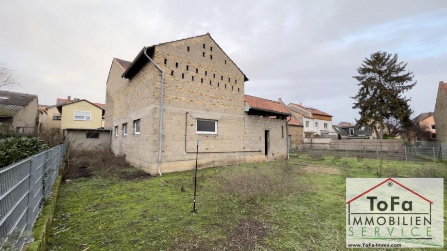 Ansicht hinten links Einfamilienhaus Mainz