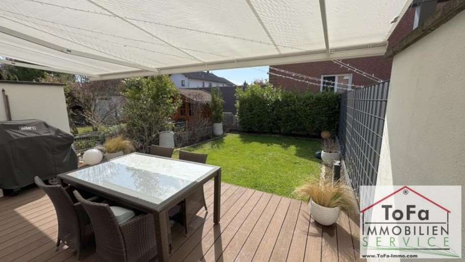 Terrasse Garten Reihenmittelhaus Bodenheim