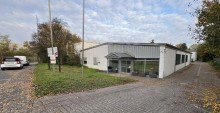 Ansicht von vorne ToFa: ger�umige Halle mit Au�enfl�che im Gewerbegebiet Bearbeiten