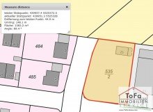 Flurkarte Flurkarte ToFa: Eckgrundstück mit mega FERNSICHT im neuen Gewerbegebiet