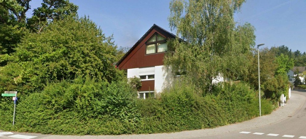 Blick von der Mitte Mehrfamilienhaus Zornheim