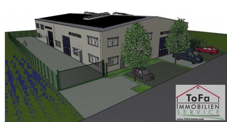 3D Gensingen Service ToFa: Jetzt aber schnell: NEUBAU Produktionshalle mit gehobener Ausstattung